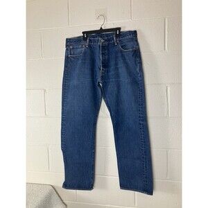 Men's Levi's 501 Button-Fly Straight Leg Jeans Size 36 x 30